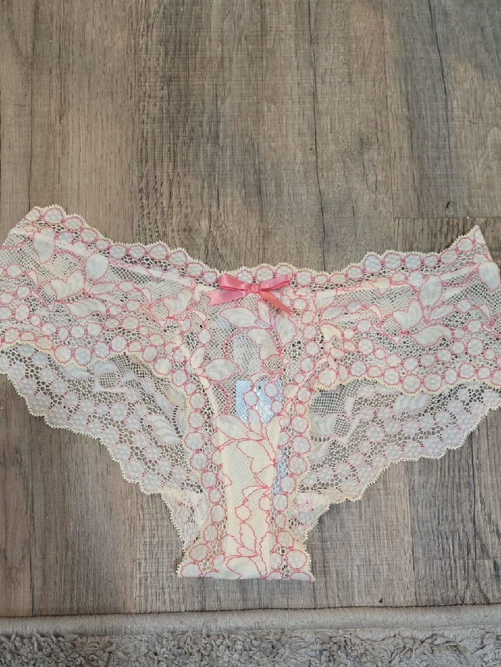 NWT! EBERJERY Women's Cream Panty